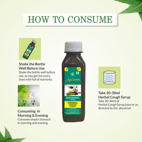 Axiom Kakasomrita Juice | Herbal Cough Syrup